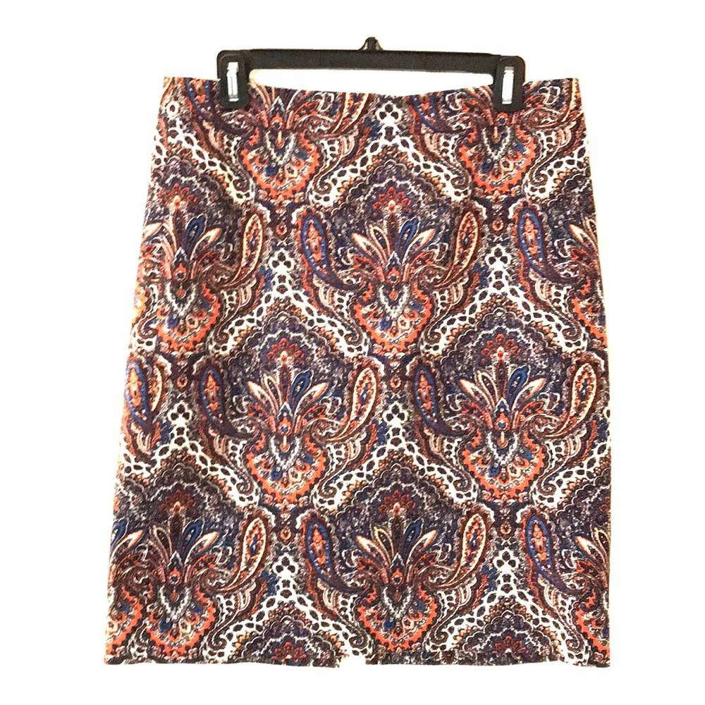 Stunning Paisley Pencil Skirt
